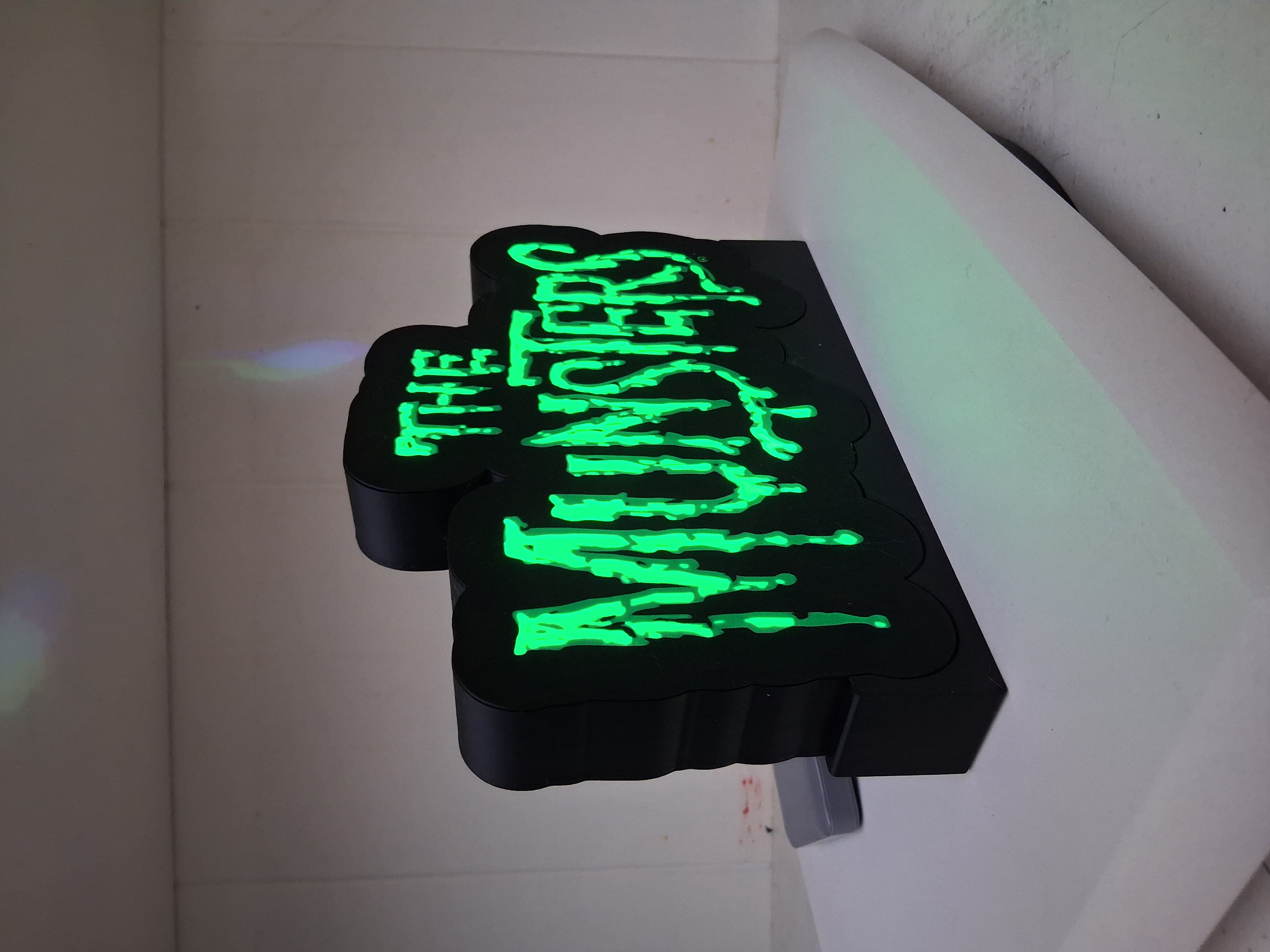 Munsters LED light box – custom 3D printed – Lit Layer Creations